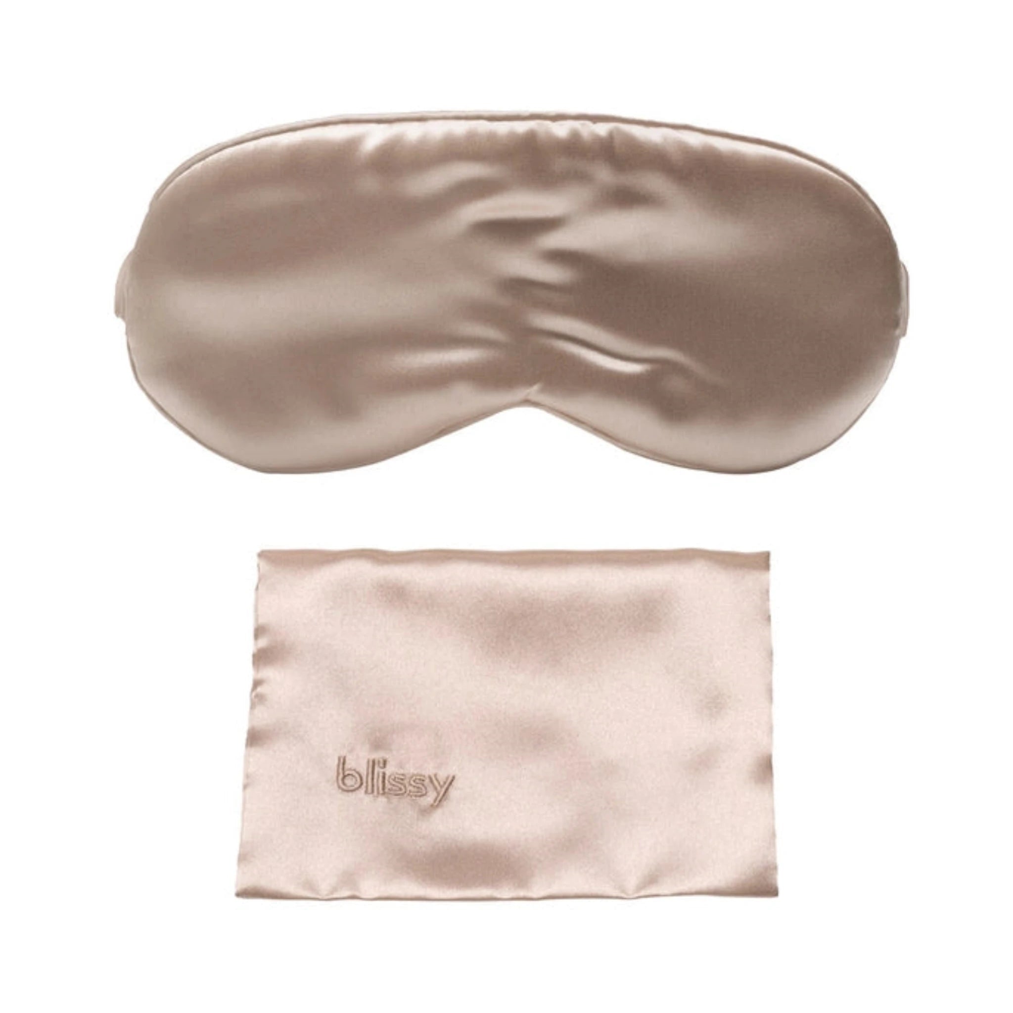 BLISSY silke sovemaske – 100 % mulberry silke